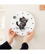 Brunch Brother Cute Cat Wall Clock Silent Non-Ticking Modern Acrylic Hom... - $72.65