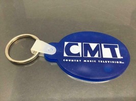 Vintage Promo Keyring CMT Keychain COUNTRY MUSIC TELEVISION Ancien Porte... - $7.93