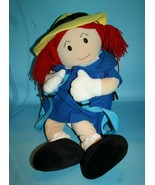 Madeline Doll Backpack 25&quot; Plush Stuffed Big Book Bag Soft Toy Wildkin 1... - £19.05 GBP
