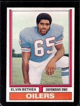 1974 Topps #226 Elvin Bethea Exmt Oilers Hof *SBA10742 - $4.90