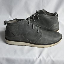 Merrell Sedona Sage Womens Size 8 Gray Classic Leather Chukka Boots Shoes J02058 - £23.88 GBP
