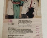 ER Tv Show Print Ad George Clooney Anthony Edwards Noah Wylie Tpa15 - £4.74 GBP