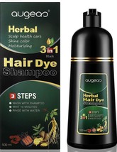 AUGEAS 500ML Black Hair Shampoo Permanent Hair Color Shampoo, Hair Dye S... - $27.70+