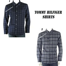 Tommy Hilfiger New Mens Th Luxe Button Down Shirt Regular Fit Stretch Nwt - £23.94 GBP