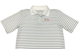 Under Armour Youth Boys Loose Fit Heatgear Polo Size Medium Great Condition - $13.37