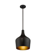 Meridian One Light Pendant M70020 Matte Black Black Kitchen Contemporary - $1,452.20 MXN