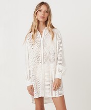 NWT SPELL LOTTIE WHITE OVERSIZED SHIRT TUNIC M - $245.00 CAD