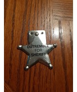 Dutremble for Sheriff Political LAPEL Tab PIN Pinback BUTTON Badge - $10.55 CAD