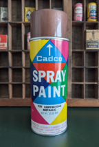 Vintage CADCO Spray Paint Can ~ Coppertone Metallic #721 Paper Label Cadillac - £12.01 GBP