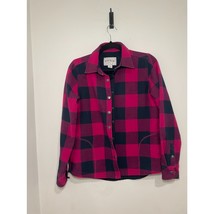 Orvis Teton Shirt Jacket S Flannel Face Fleece Lined Chore Field Buffalo... - $29.31