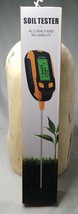 LCD Digital Soil Tester Tests Ph Moisture Temp Illumination 4 In 1 - £9.08 GBP