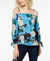 I-N-C Womens Floral Off The Shoulder Blouse - £22.18 GBP