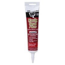 DAP Kwik Seal Plus White Siliconized Latex Kitchen and Bath Caulk 5.5 oz - $9.95