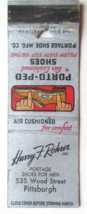 Harry F. Rohrer Portage Shoes Pittsburgh, Pennsylvania 20 Strike Matchbook Cover - £1.37 GBP