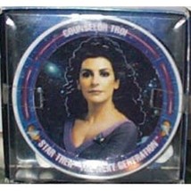 Star Trek The Next Generation TV Series Troi Porcelain Mini Plate 1992 NEW MIB - £5.15 GBP