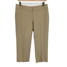 NWT Womens Petite Size 6 6P 6x23 Talbots Signature Tan Capri Chino Cropped Pants - £21.89 GBP