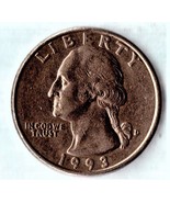 1993 D Washington Quarter - Circulated - Moderate Wear - $2.75