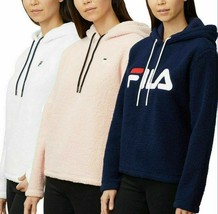Fila Women&#39;s Sherpa Hoodie Sweatshirts - £21.23 GBP