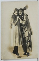 Rppc Young Ladies in Costumes Studio Portrait Real Photo c1910 Postcard O4 - $28.95