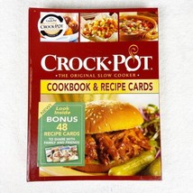 Cookbook and Recipe Cards Rival Crock Pot The Original Slow Cooker Hardcover - £4.65 GBP