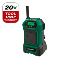 20-Volt Cordless Radio with Bluetooth® - Tool Only - $95.00