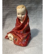 ROYAL DOULTON ENGLAND H N 1793 &quot;THIS LITTLE PIG&quot; BOY IN RED BLANKET FIGU... - $83.00 CAD