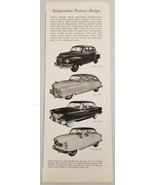 1954 Magazine Picture Post War Car Design 1946, 1949, 1952 Nash's 1950 Rambler - $11.57