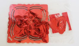 1980s Coca Cola Red Foil Bells Mobile Christmas Hanging Decoration Store Display - £19.65 GBP