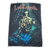 Vintage Led Zeppelin Fabric Poster Tapestry 30x41” Wall Banner 2000 Wint... - $49.49