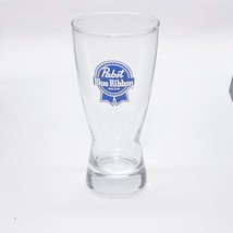 Pabst Blue Ribbon Beer Clear Glass Vintage 6.25&quot; h.  10 oz - $11.85