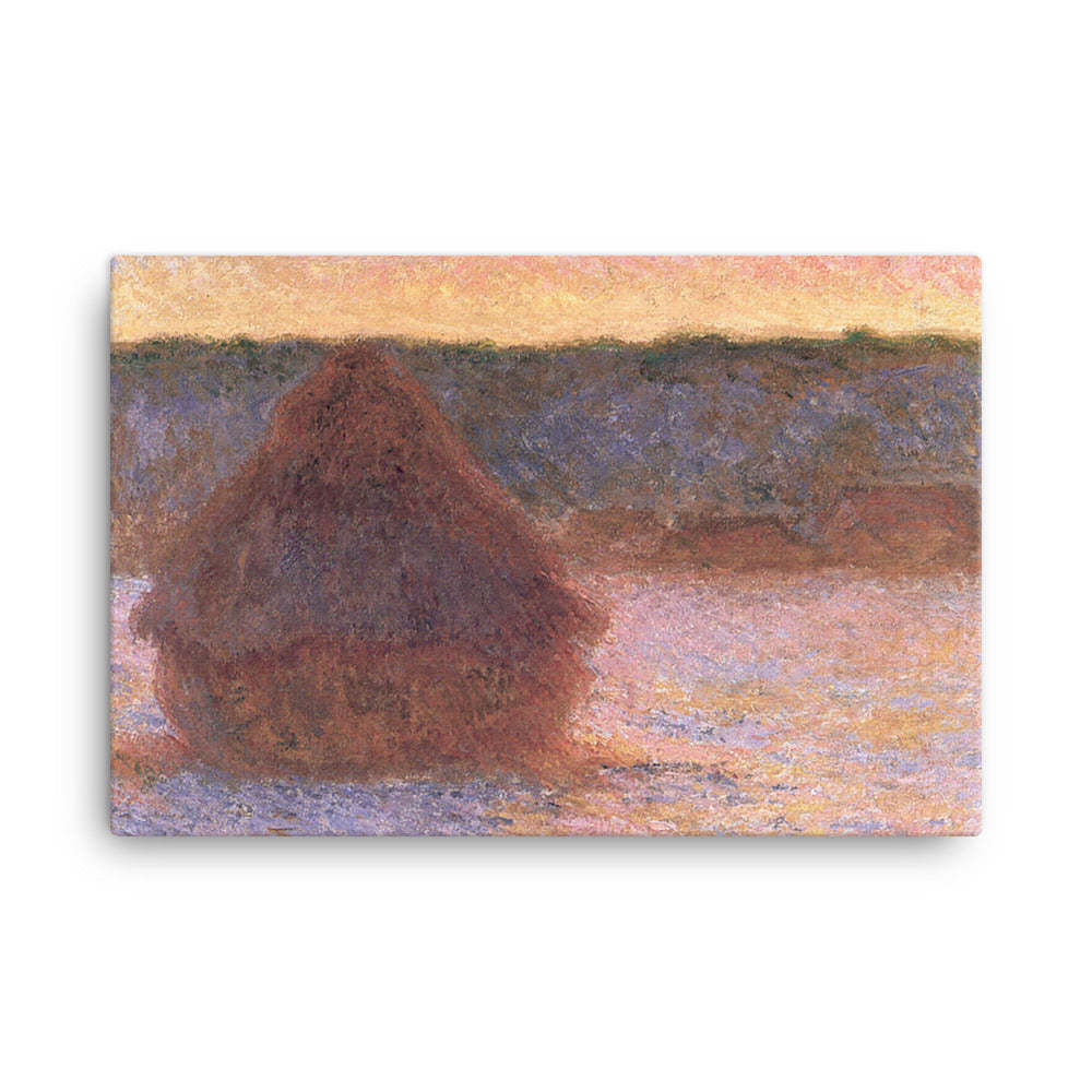 Primary image for Claude Monet Grainstack at Sunset, 1891.jpeg Canvas Print