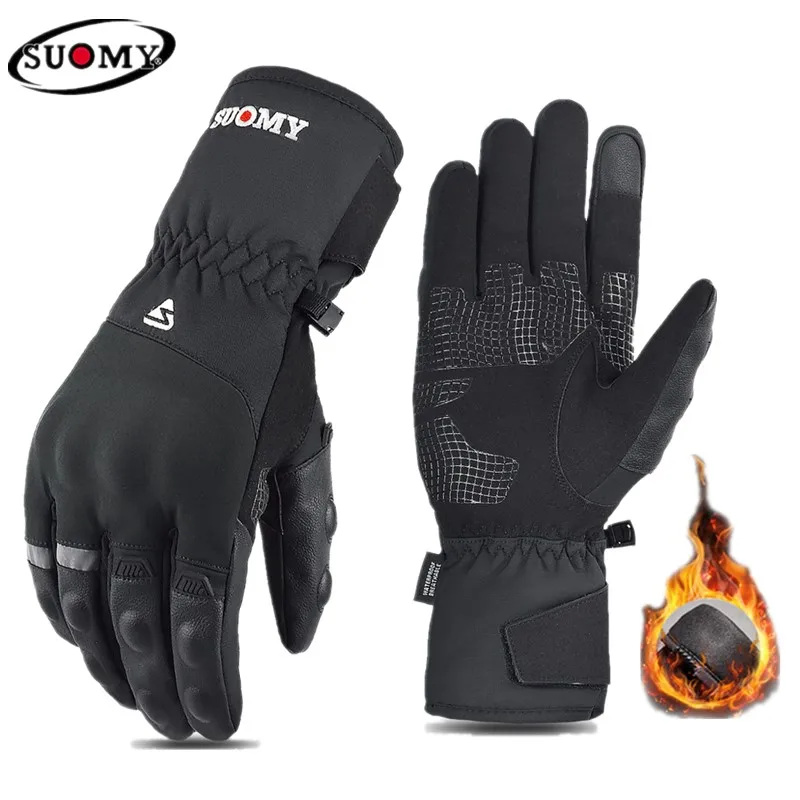 SUOMY Winter Motorcycle Racing Gloves Warm Windproof Motorbike Motorcyclist Glov - £159.66 GBP