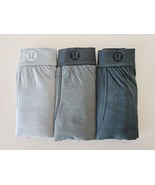 NIB LULULEMON Always In Motion Boxer 5&quot; Grey Stripe Green Size Medium 3-... - $85.49