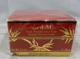 Yves Saint Laurent Opium Perfumed Dusting Powder 5.2oz 150g Rare Sealed Bo X - £311.01 GBP