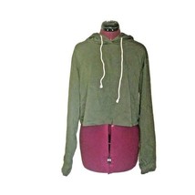 MAKEMECHIC Hoodie Pullover Green Women Size Large - $17.04