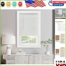 Child-Safe Cordless Mini Blinds in Pearl White, 35&quot;W x 64&quot;H for Light Co... - $941.43 MXN