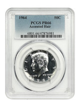 1964 50C PCGS PR66 (Accented Hair) - $127.31