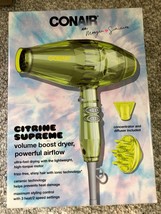 Conair XO Morgan Simianer Citrine Supreme Ceramic Volume Boost Hair Blow... - $17.81