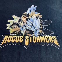 Rogue Stormers Mens T-Shirt Size Large Cotton Black Fantasy Video Game EUC - $10.40