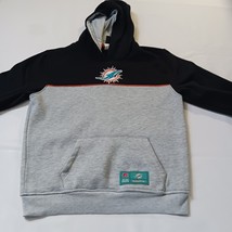 Team Apparel NFL Miami Dolphins Youth L (14-16) Black & Gray Hooded Sweatshirt image 9