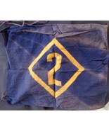 Vintage Cotton Cloth Boy Scout Troop Flag – “2” – VINTAGE BOY SCOUT MEMO... - $9.89