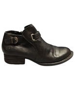 Born Handcrafted Footwear Ankle Boots Womens 6 Black Leather Block Heel ... - $778.75 MXN