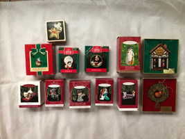 Hallmark Christmas ornaments mixed years with boxes lot of 12 - £62.01 GBP