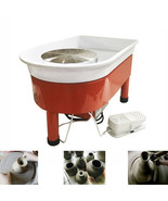 TECHTONGDA 110V  250W Triangular Fixed Red Pottery Wheel Ceramic Drawing... - $437.35 CAD
