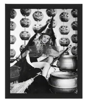 Veronica Lake In &quot;I Married A Witch&quot; Riding A Broom 8X10 Publicity Framed Photo - £14.95 GBP