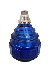 Lampe BERGER PARIS France Cobalt Blue Glass Bottle Catalytic Burner Oil Diffuser - £25.85 GBP