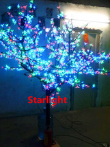 Outdoor 6.5ft LED Cherry Tree Christmas Tree RGB Without Changing Color 864 LEDs - £354.75 GBP