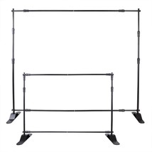 10pcs 8&#39; X 8&#39; - 10&#39; X 8&#39; Backdrop Banner Stand Step and Repeat Adjustabl... - $651.49