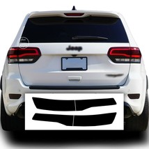 Fits 2014-2021 Jeep Grand Cherokee Tail Light Overlay Smoke Tint Kit Cover - £14.85 GBP