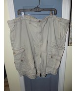 Lee Dungarees Cargo Khaki 8 Pocket Shorts Size 52 Men&#39;s - $30.39